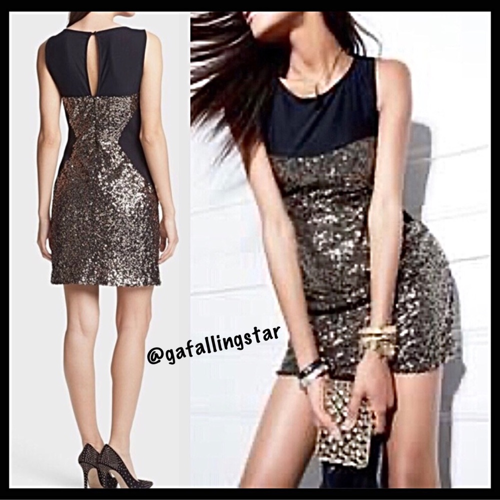 Aidan Mattox Sleeveless Sequin Mini Dress